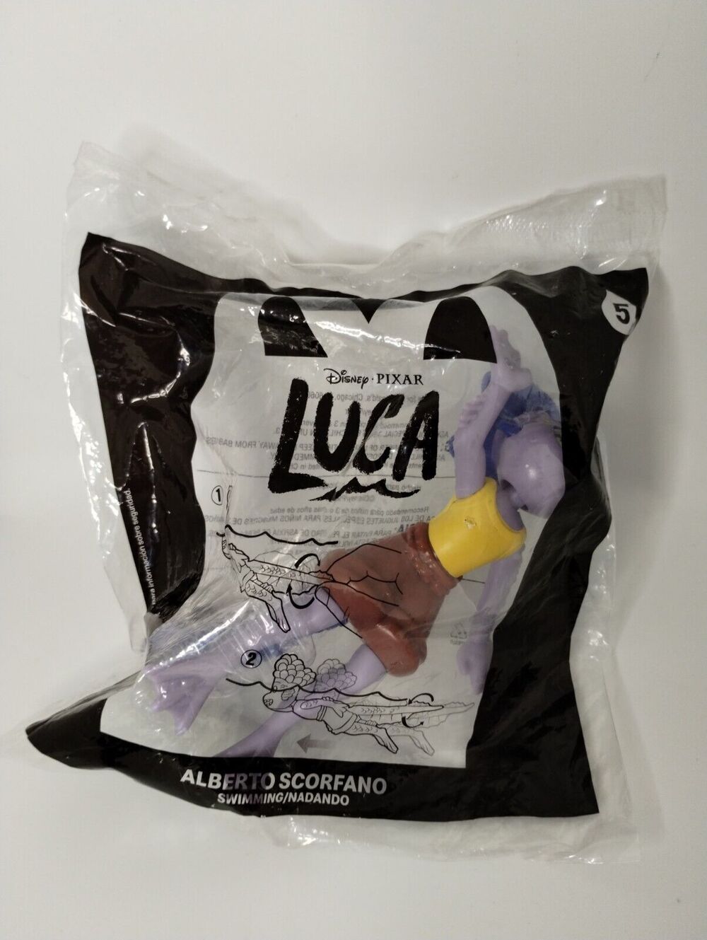 #5 Alberto Scorfano - Luca - Happy Meal Toy McDonalds 2021 PIXAR DISNEY - New